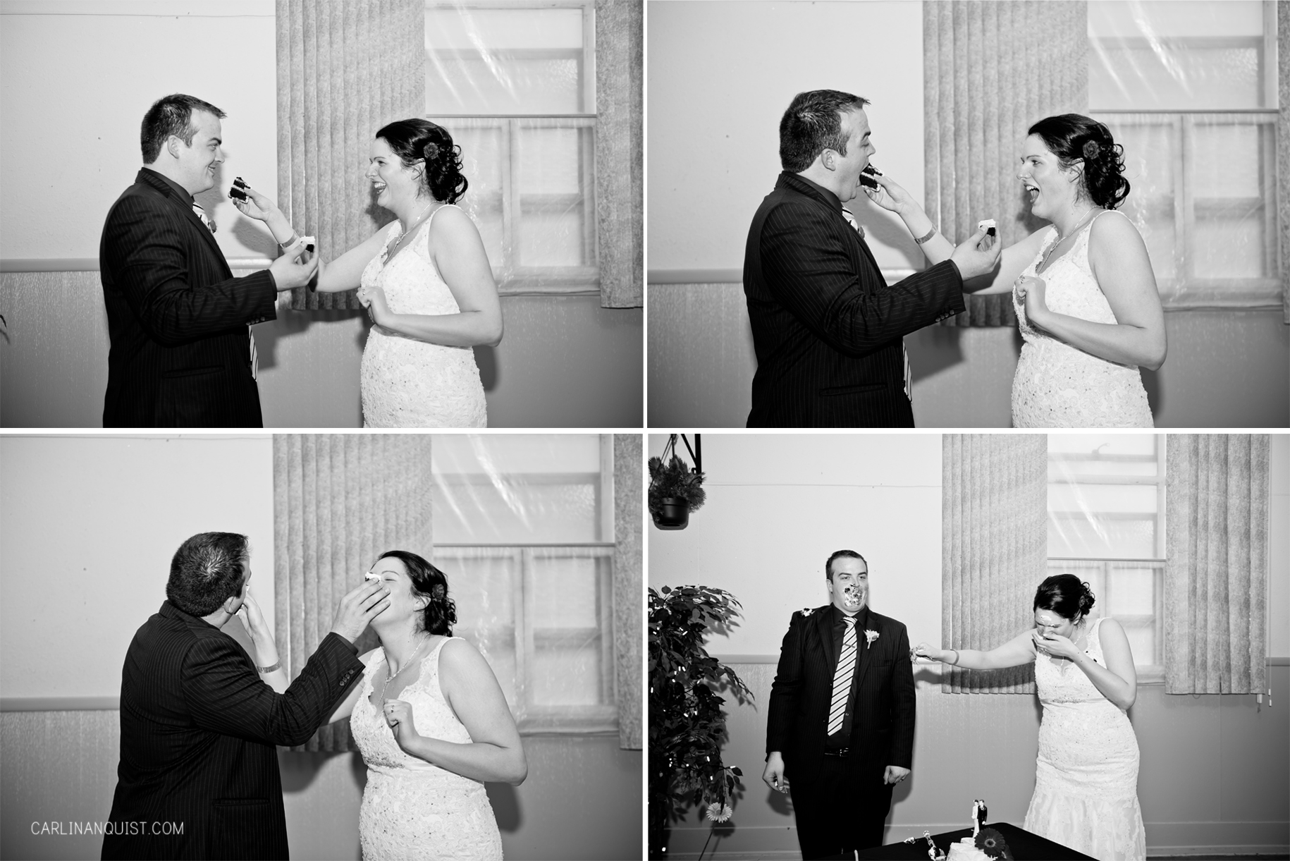 Patrick & Cindy Wedding // Cake Smash | Saskatoon Wedding Photographer | Carlin Anquist Photography