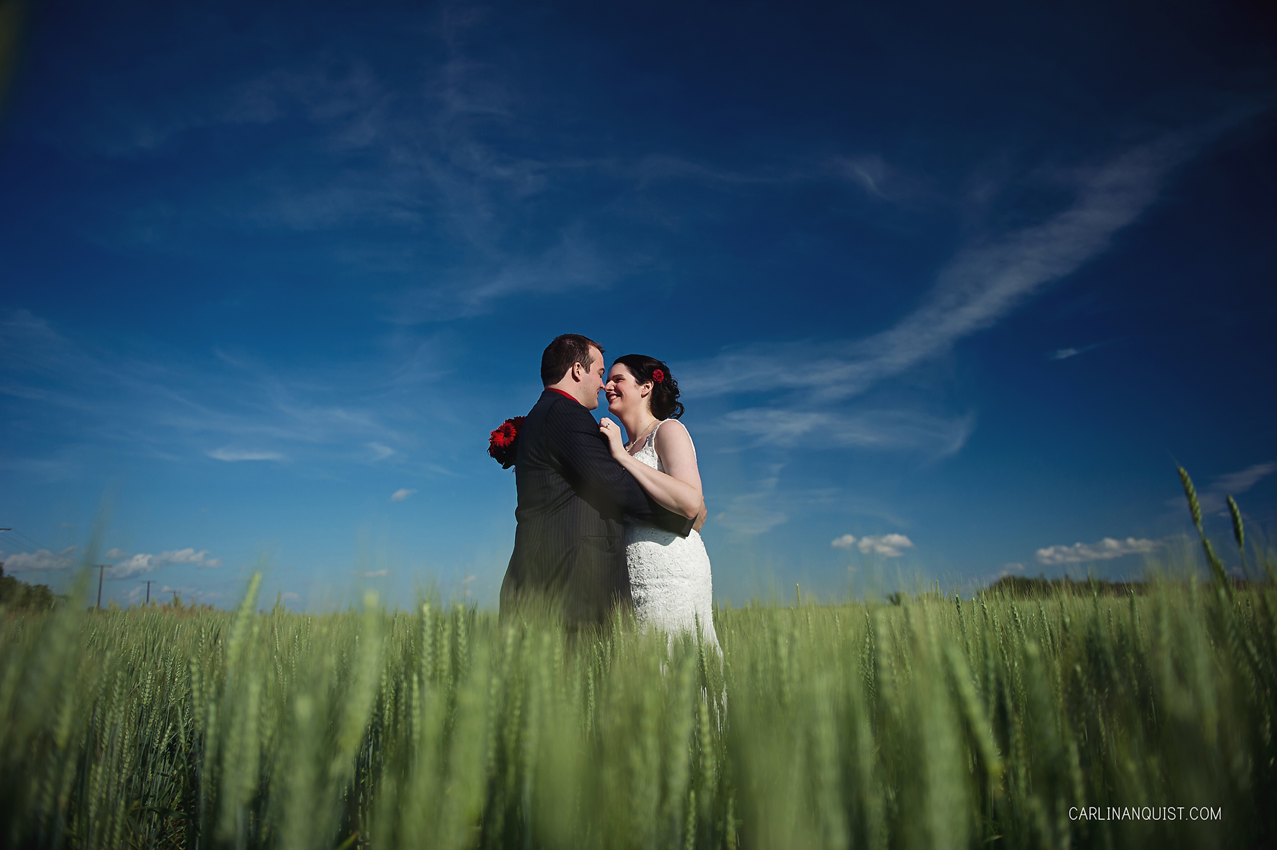 Patrick & Cindy Wedding // Wheat Field | Saskatoon Wedding Photographers | Carlin Anquist Photography