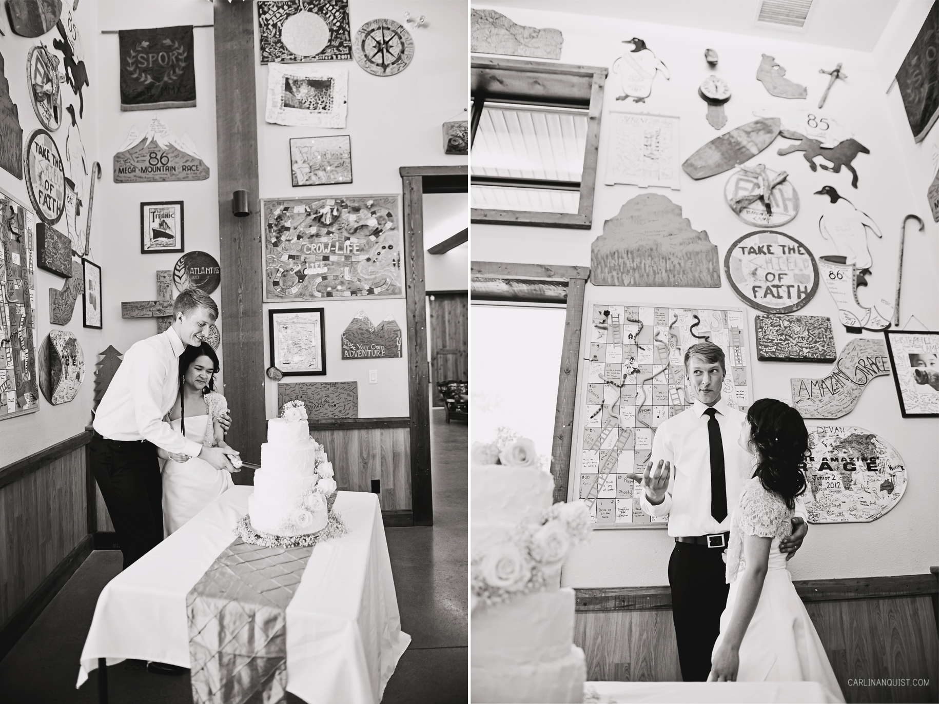 Wedding Cake | Crowsnest Pass Wedding Photographer | Carlin Anquist Photography