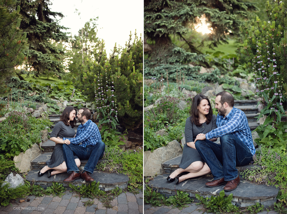 Riley Park Engagement Photos | Love | Engaged | Sunset | Calgary Wedding Photographer | Carlin Anquist Photography