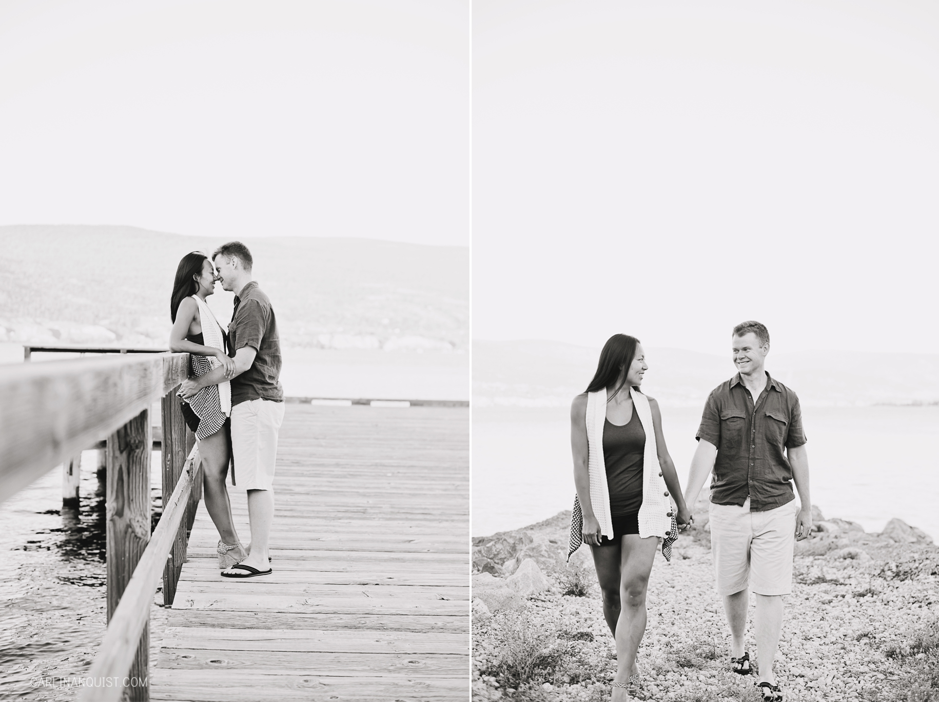 Summerland Engagement Photos | Lake | Love | Carlin Anquist Photography