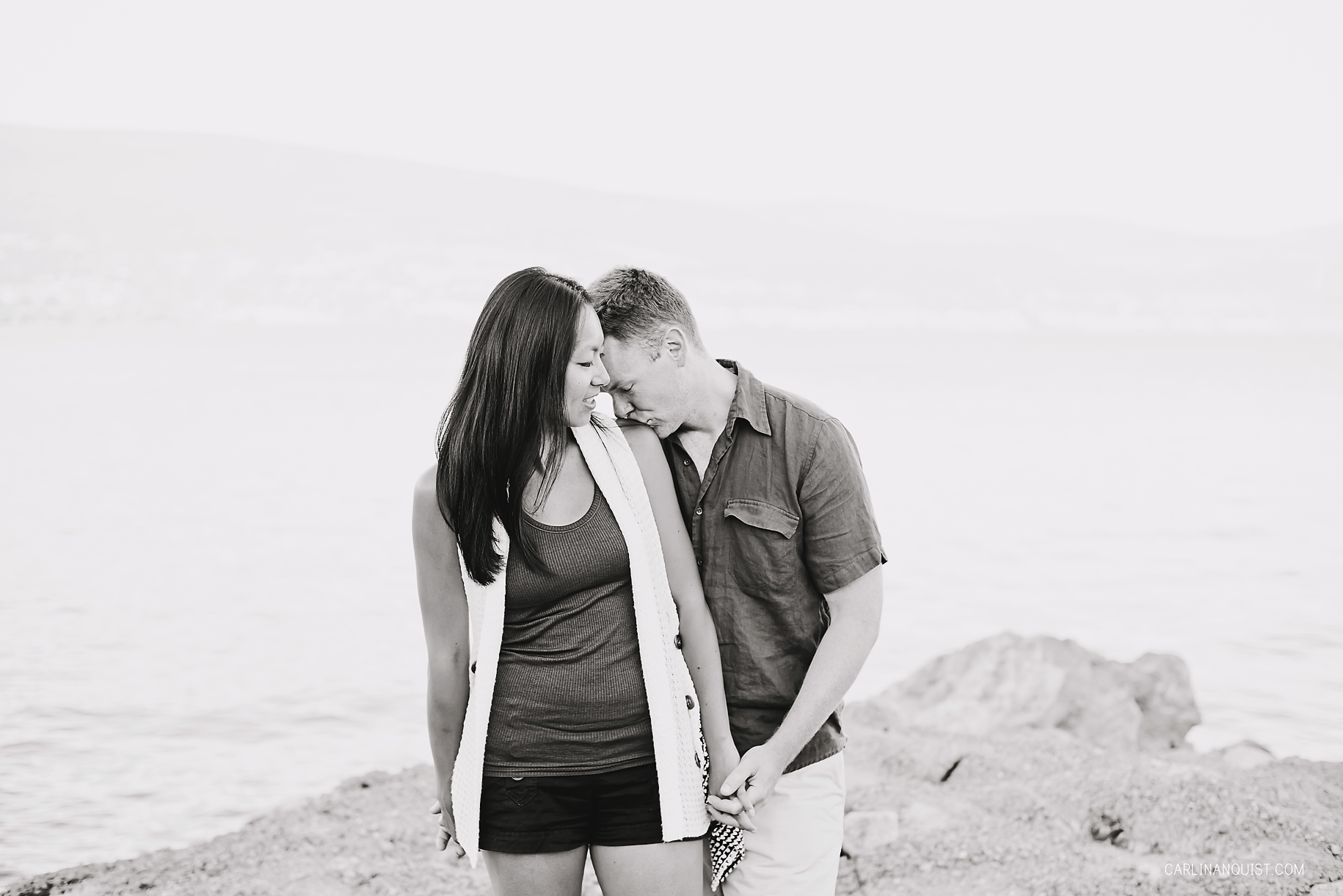 Summerland Engagement Photos | Lake | Love | Carlin Anquist Photography