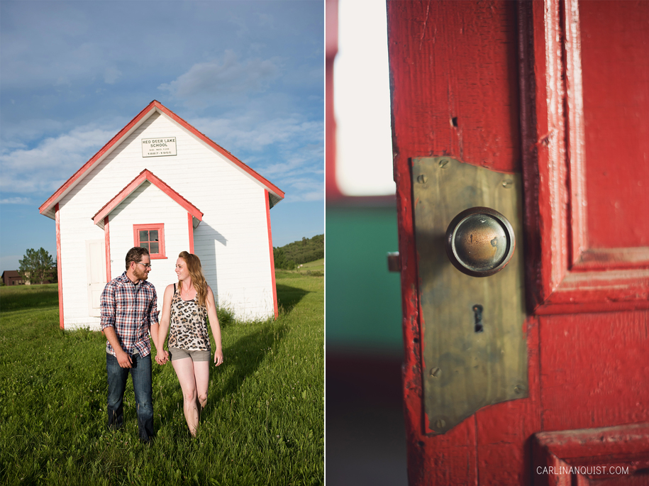 Red Deer Lake School Engagement Photos | Carlin Anquist Photography