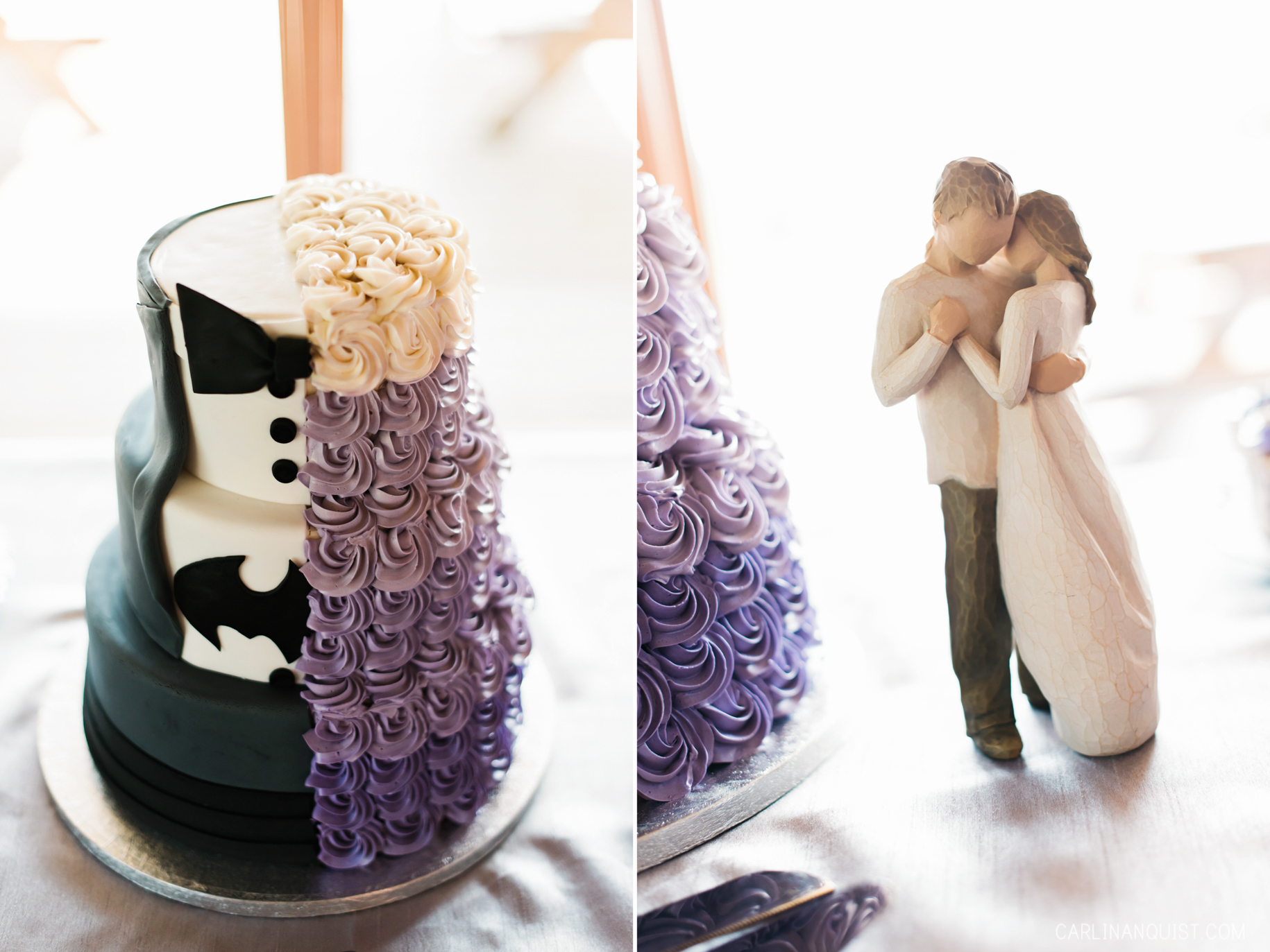Batman Wedding Cake | Willow Tree Figurine | Cochrane RancheHouse Wedding Photographer 