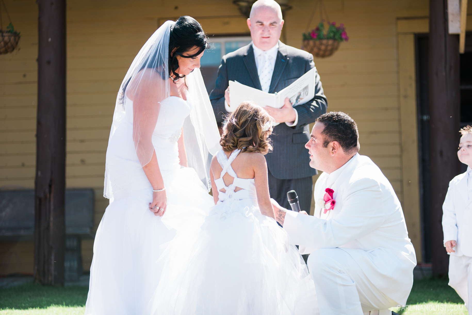 Vows to Daughter | Symons Valley Ranche Wedding