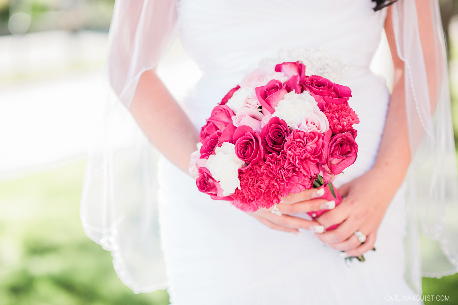 Pink Bridal Bouquet | Symons Valley Ranche Wedding
