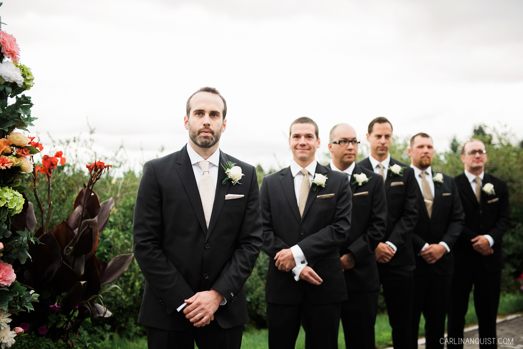 Groom's First Look | Hamptons Golf Club Wedding Photographer