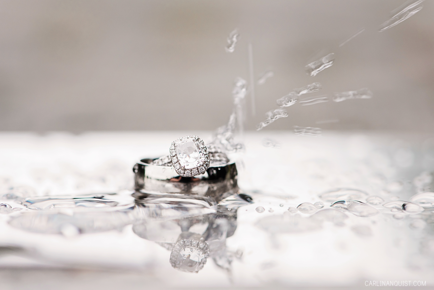 Wedding Rings | Rainy Day Wedding | Hamptons Golf Club Wedding Photographer