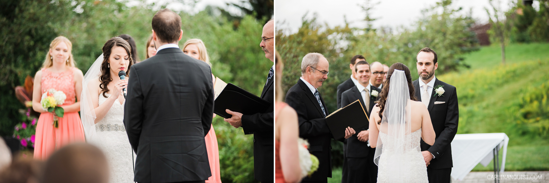 Wedding Vows | Hamptons Golf Club Wedding Photographer