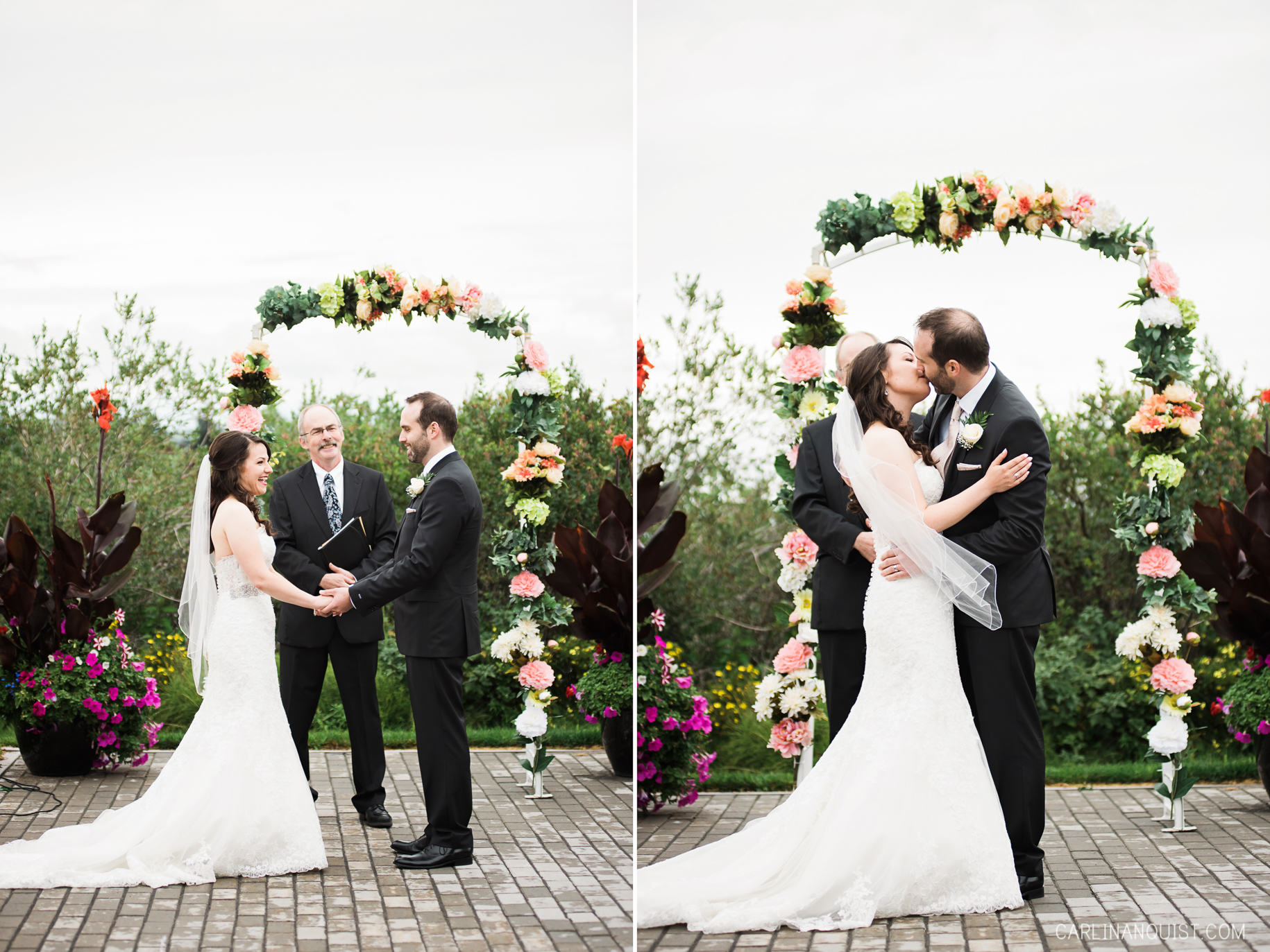 Husband and Wife | First Kiss | Hamptons Golf Club Wedding Photographer