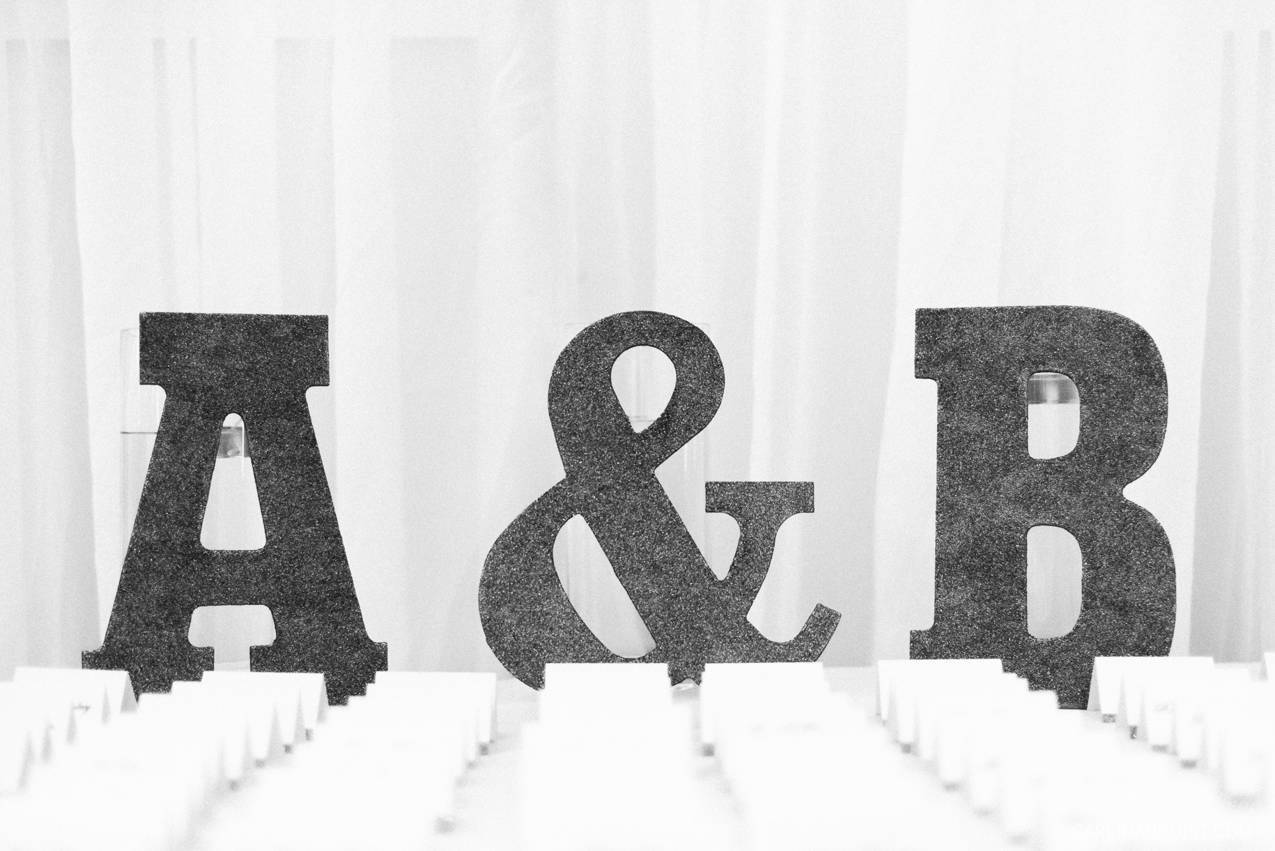 Initial Place Cards | Canmore Wedding Photographers