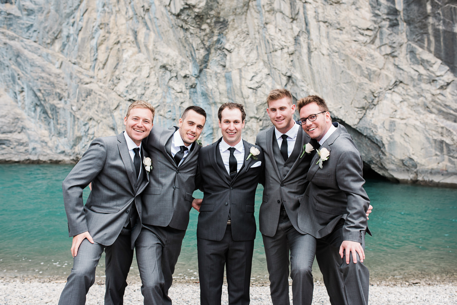 Groomsmen | Canmore Wedding Photographer