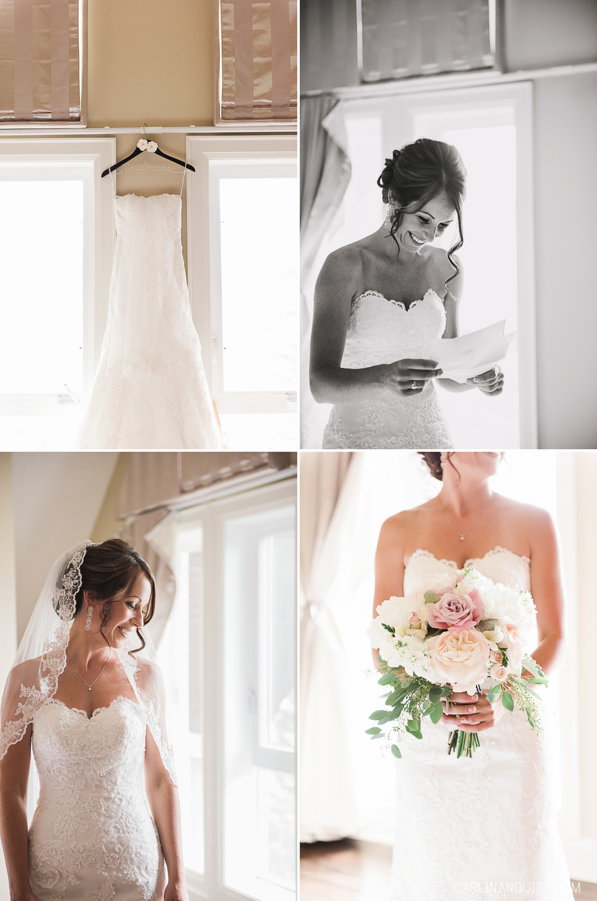Bride Getting Ready | Canmore Wedding Photographer
