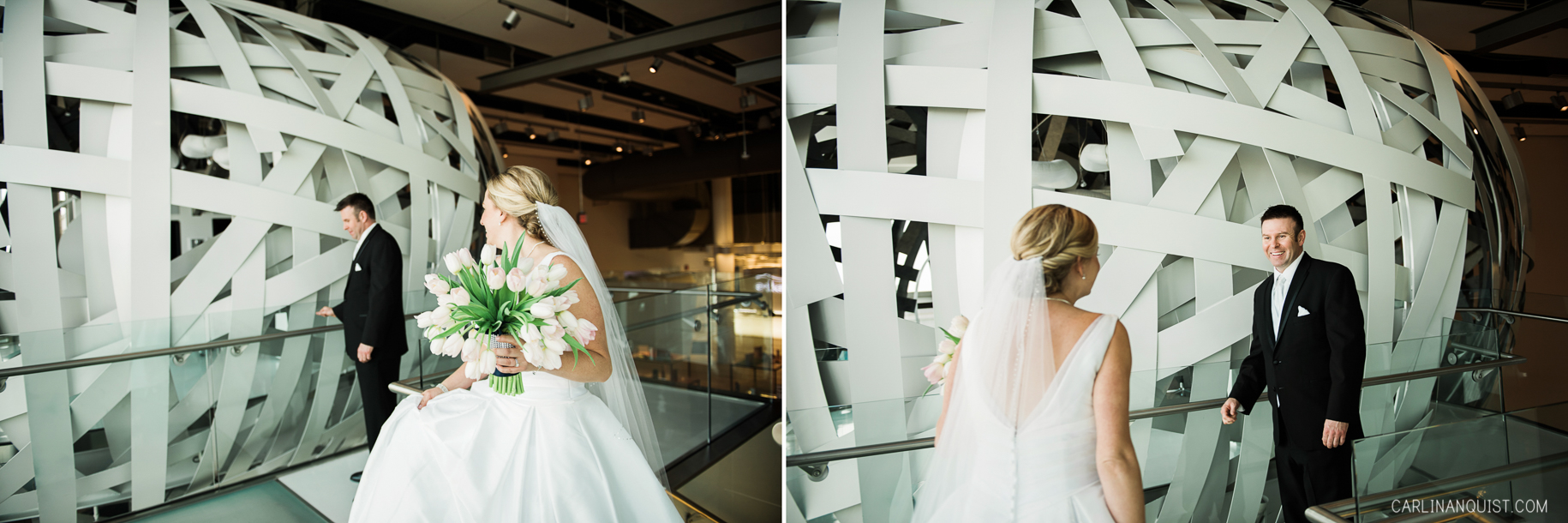 Esker Foundation First Look | Calgary Wedding Photographer 