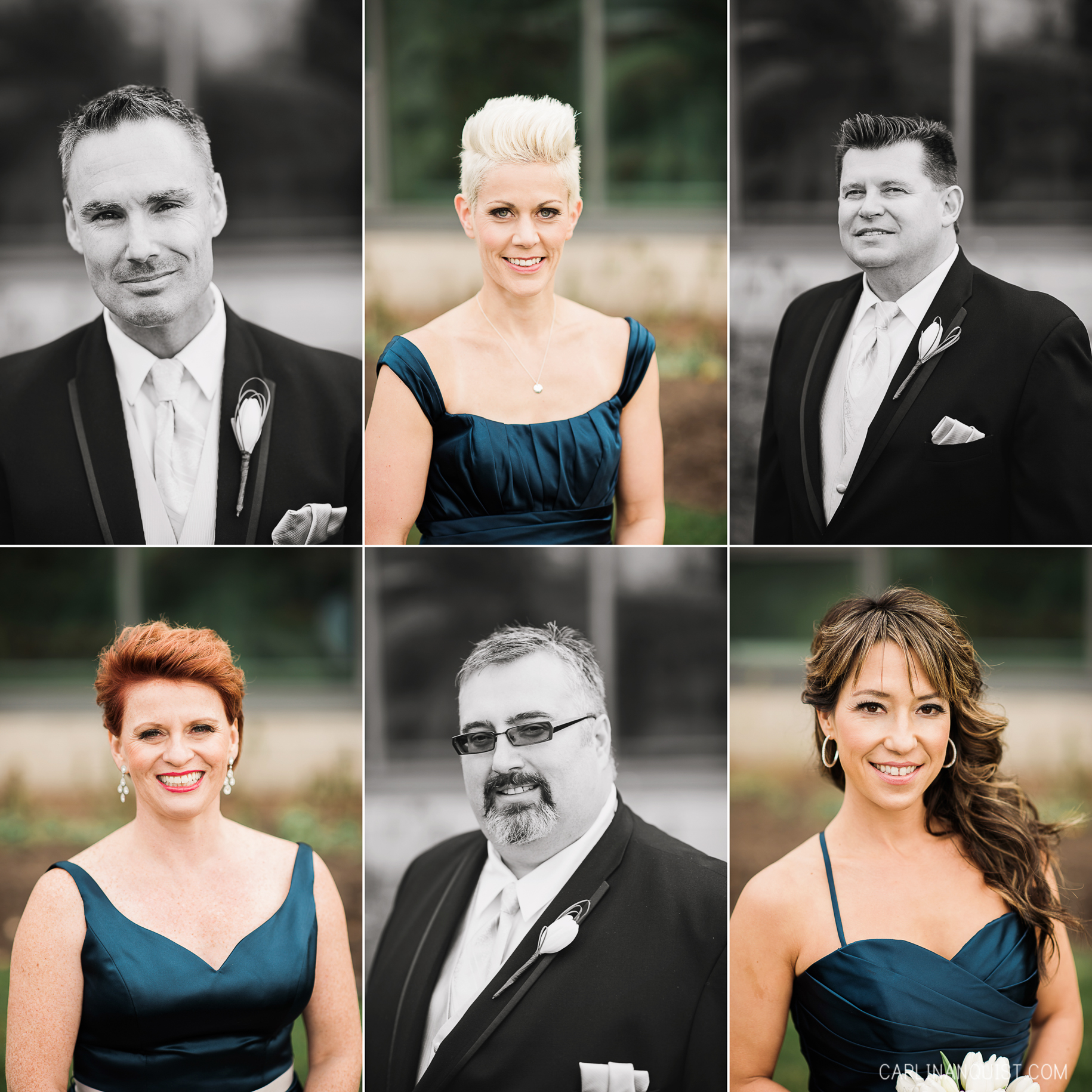 Bridal Party Headshots | Calgary Zoo Wedding Photographers