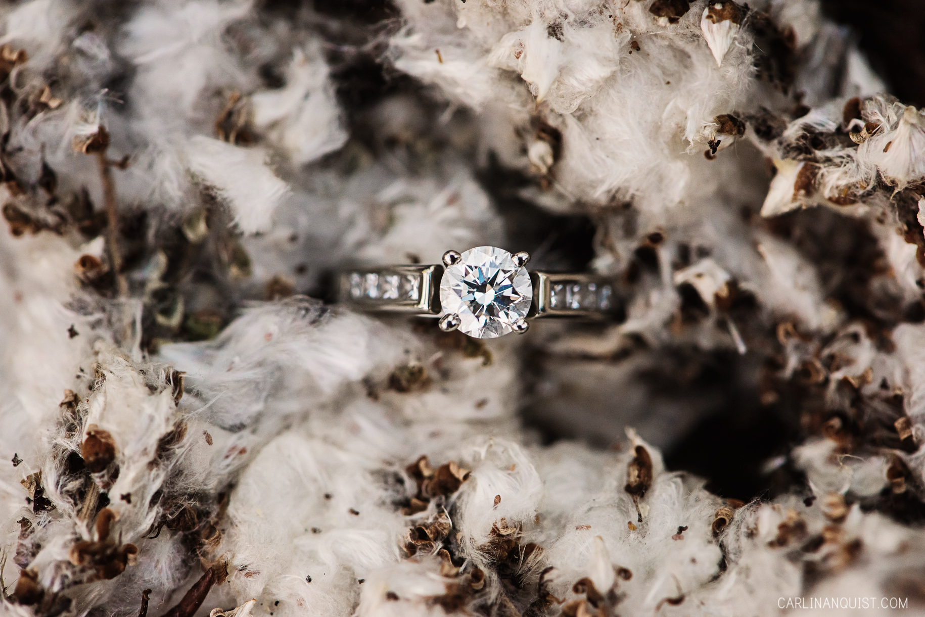 Calgary Engagement Photos | Natural Outdoor Photography | Solitaire Engagement Ring
