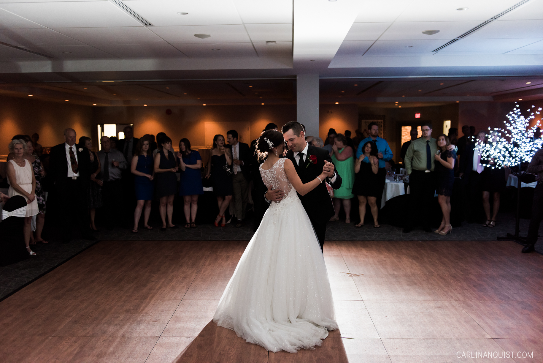 First Dance | Calgary Winter Club Wedding Photographer