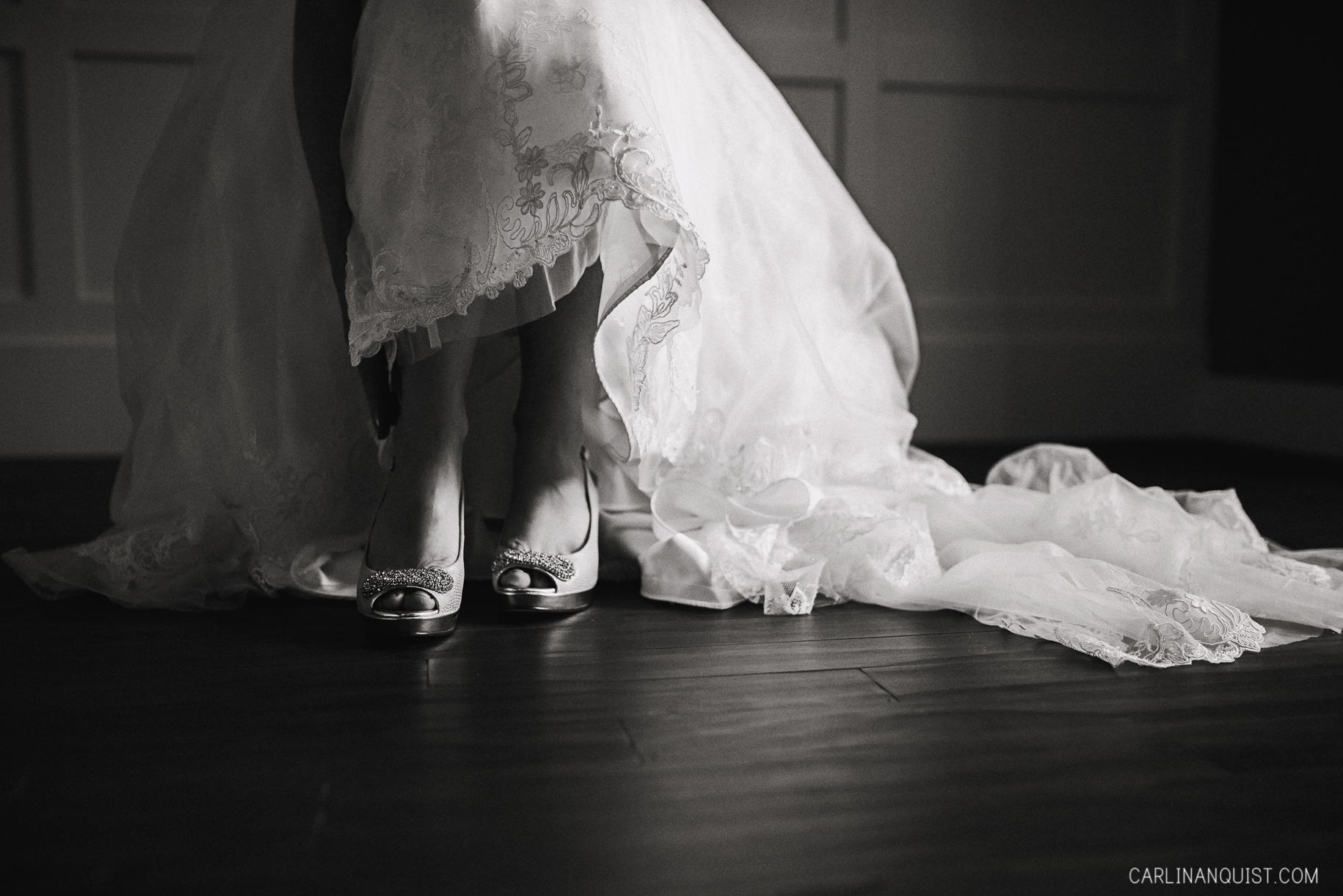 Wedding Shoes | Pinebrook Golf Course Wedding Photographer