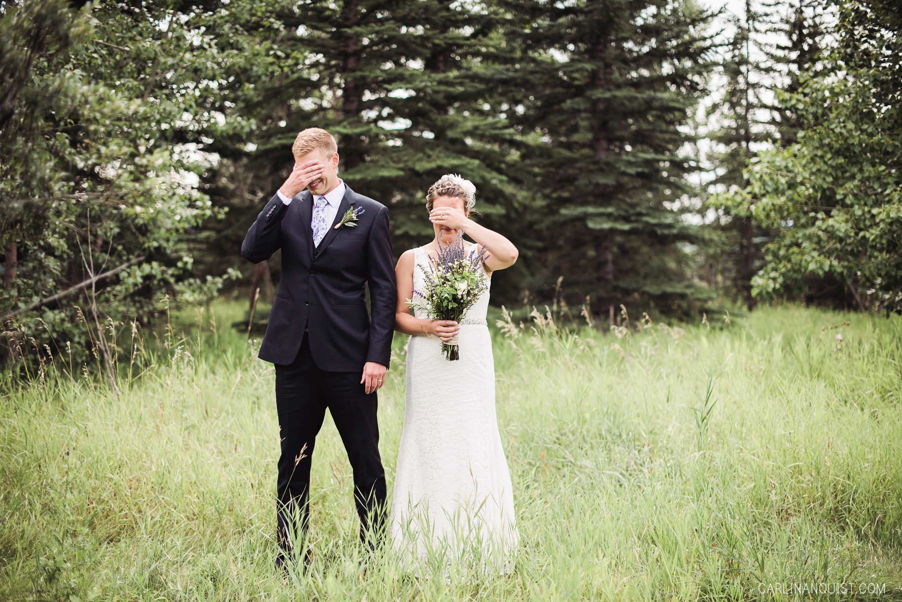 First Look | Calgary Wedding Photographer