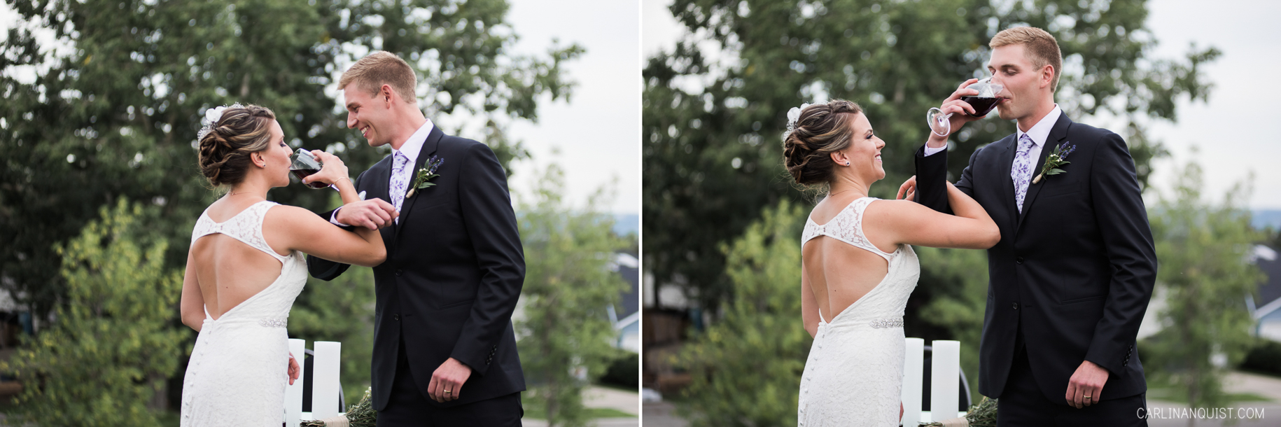 Wedding Wine Ceremony | Calgary Wedding Photographer