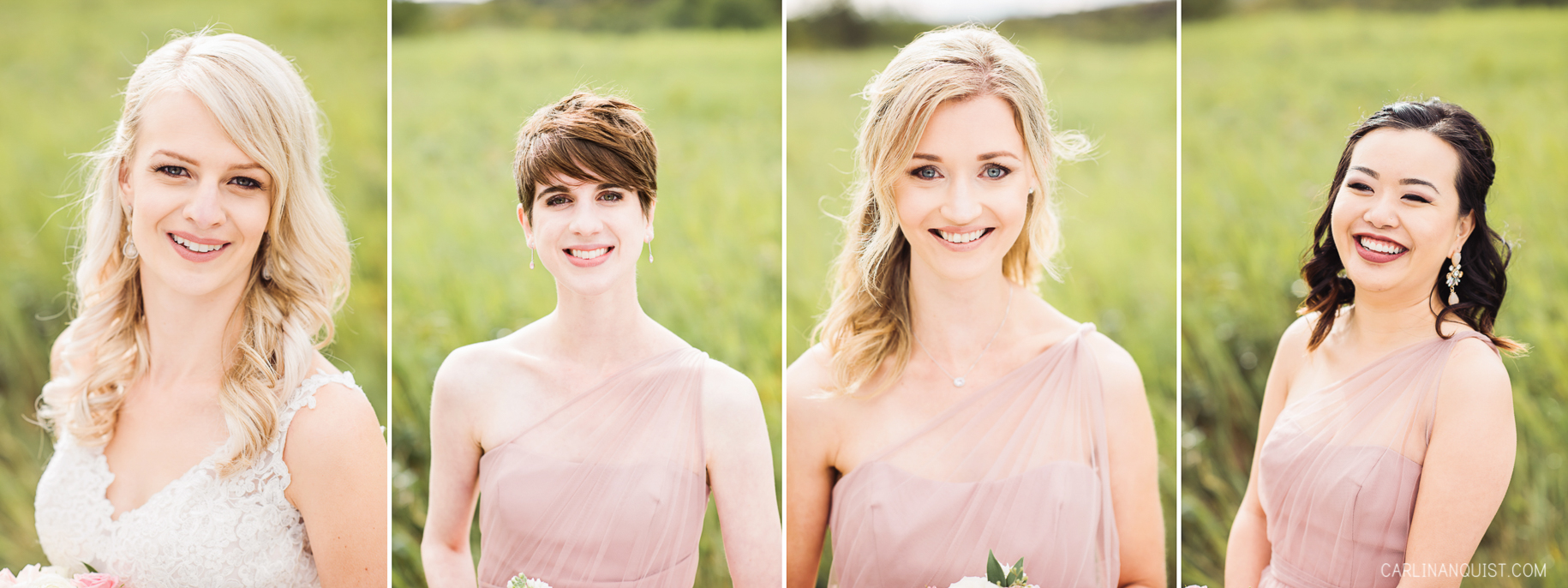Bridesmaids Portraits | Cochrane Wedding Photographer