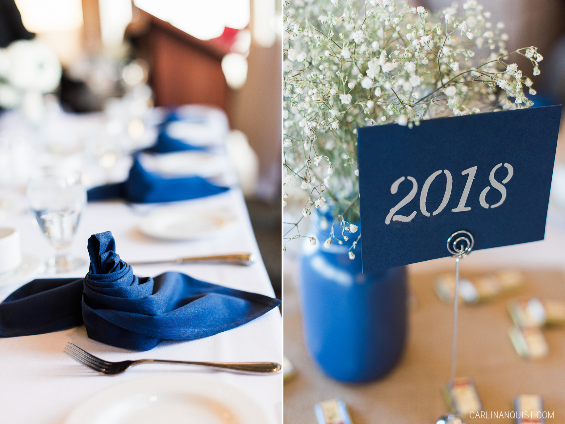 Wedding Reception Table Numbers | Heritage Pointe Golf Club Wedding Photographer