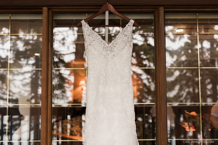 Wedding Dress | Emerald Lake Elopement Photos | Field, BC
