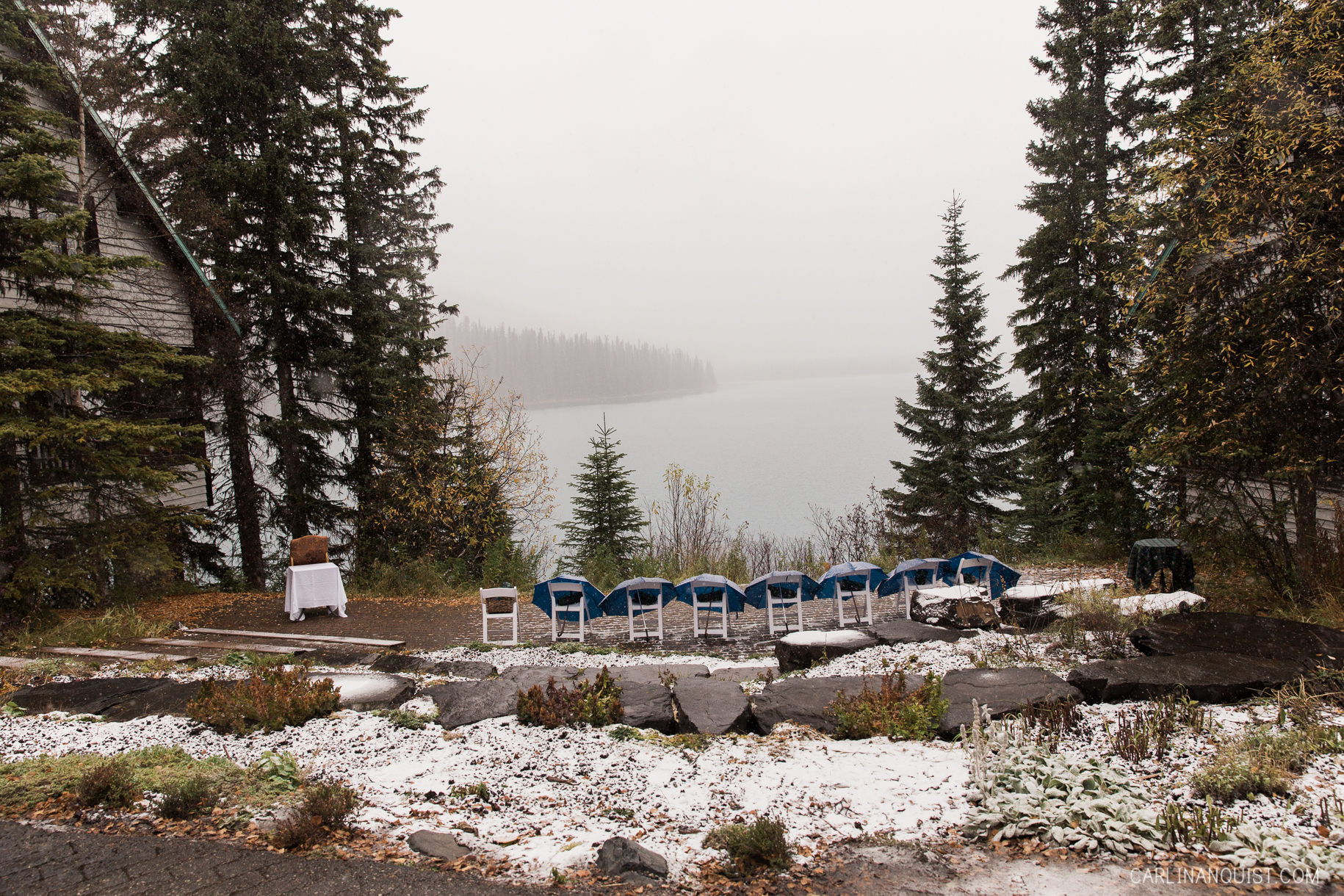 Emerald Lake Lodge Elopement Photo | Field, BC