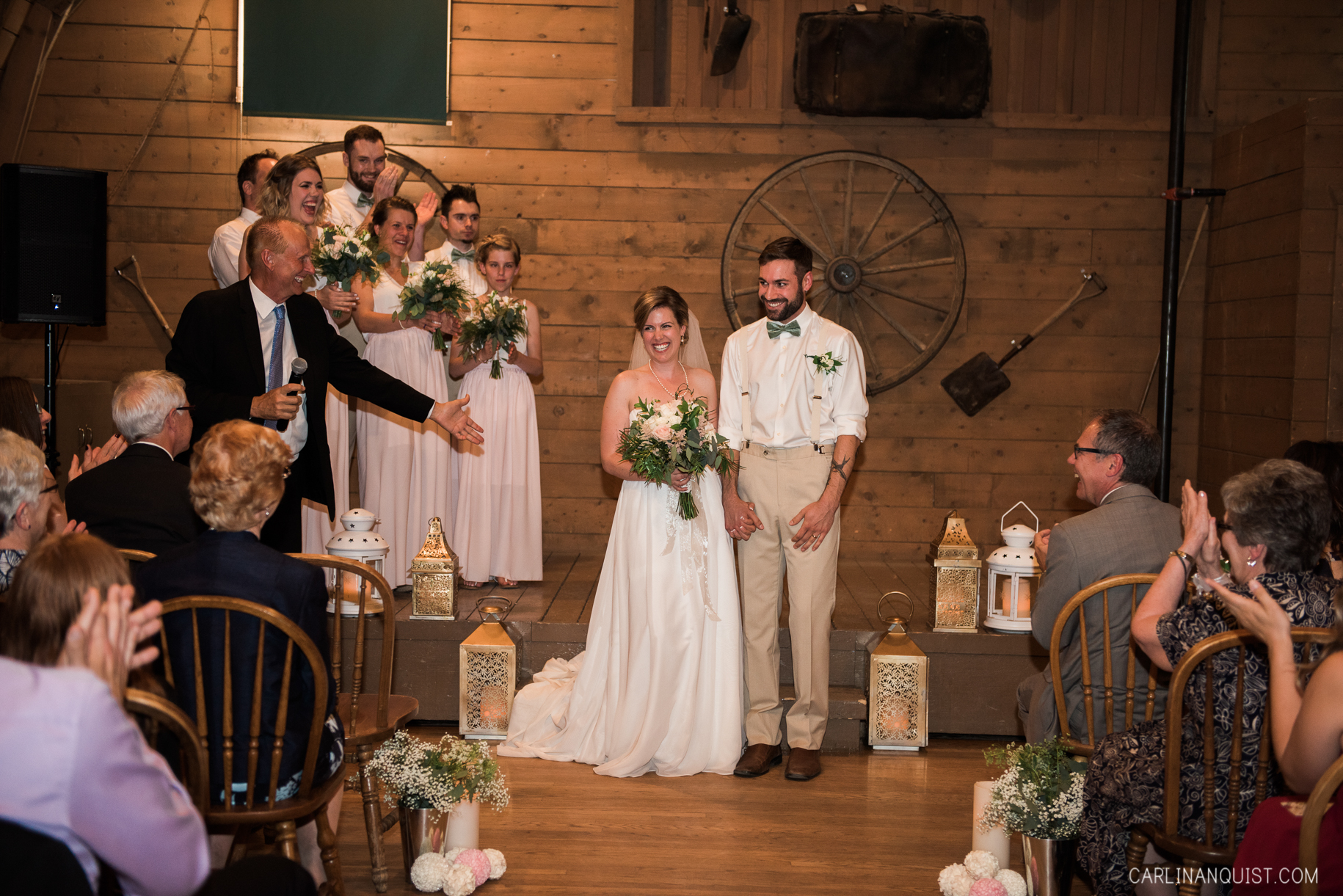 Gunn's Dairy Barn Ceremony | Heritage Park Wedding Photographer