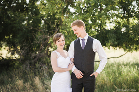 Wedding Photos in Fish Creek Park, Calgary AB