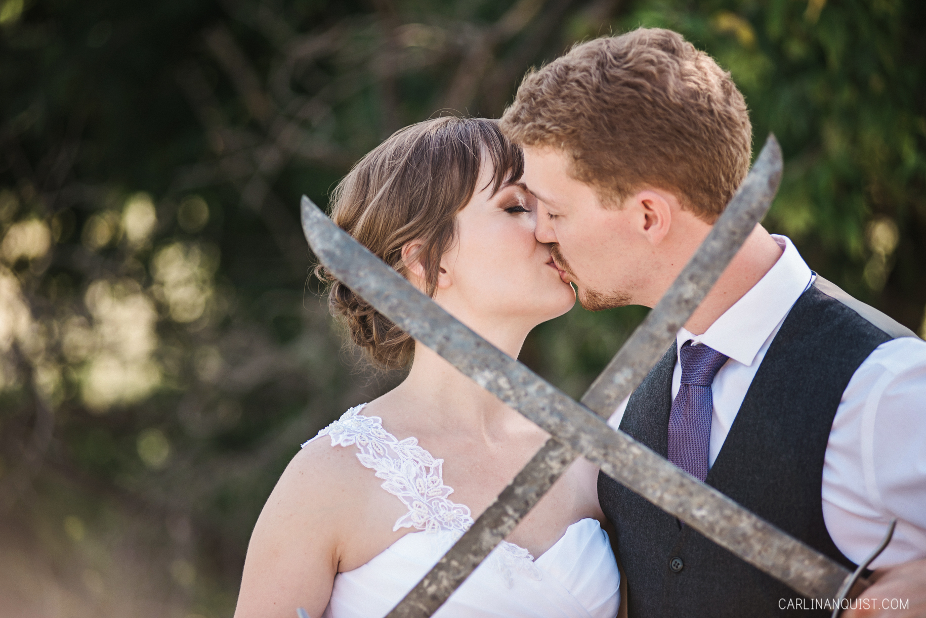 Wedding Photos with Swords