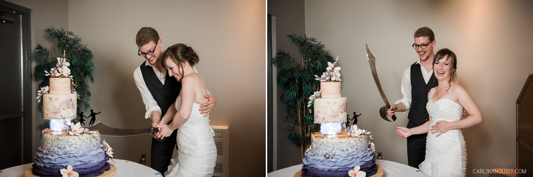 Canyon Meadows Community Association Wedding Photos | Wedding Cake