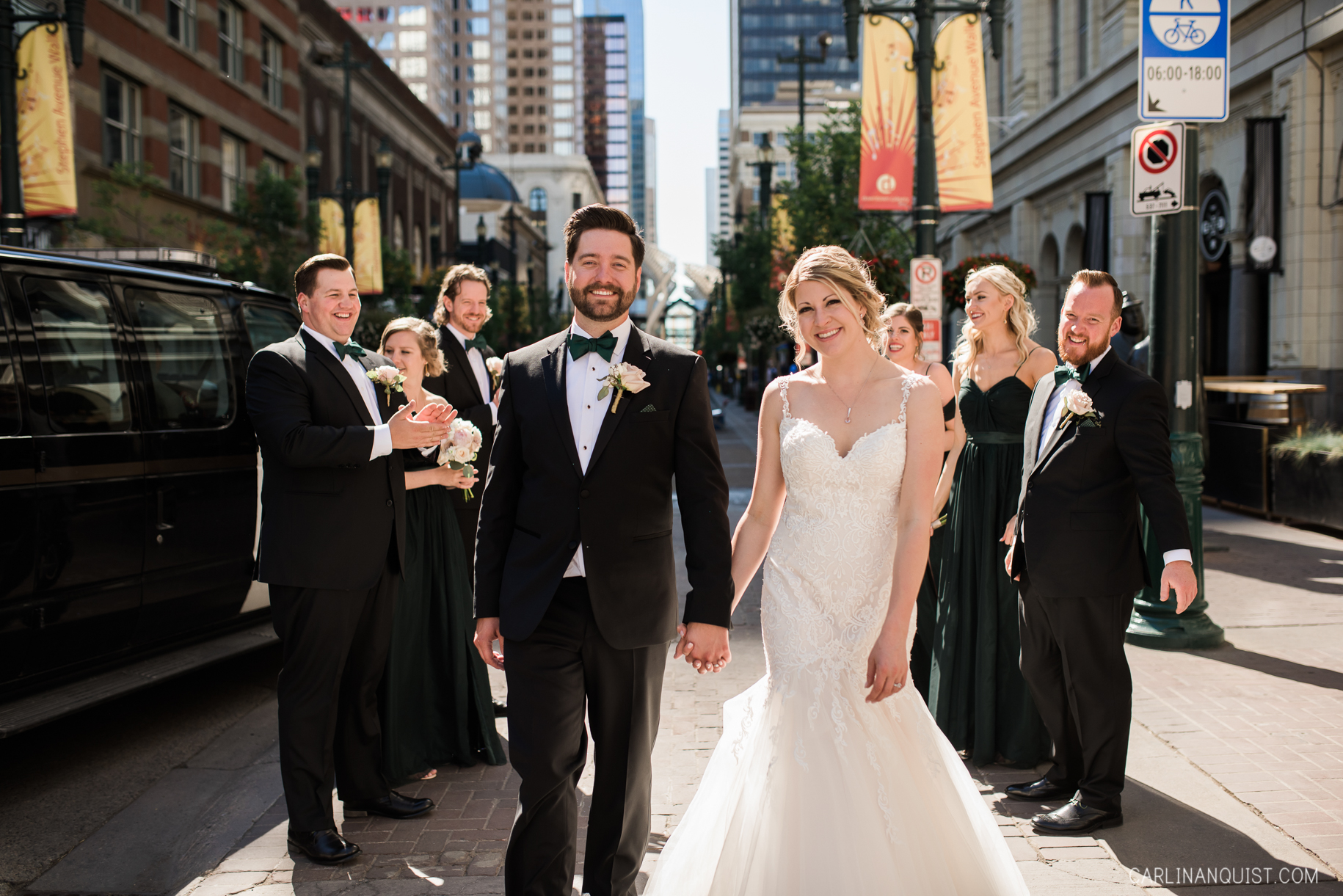 Downtown Calgary Wedding Photos