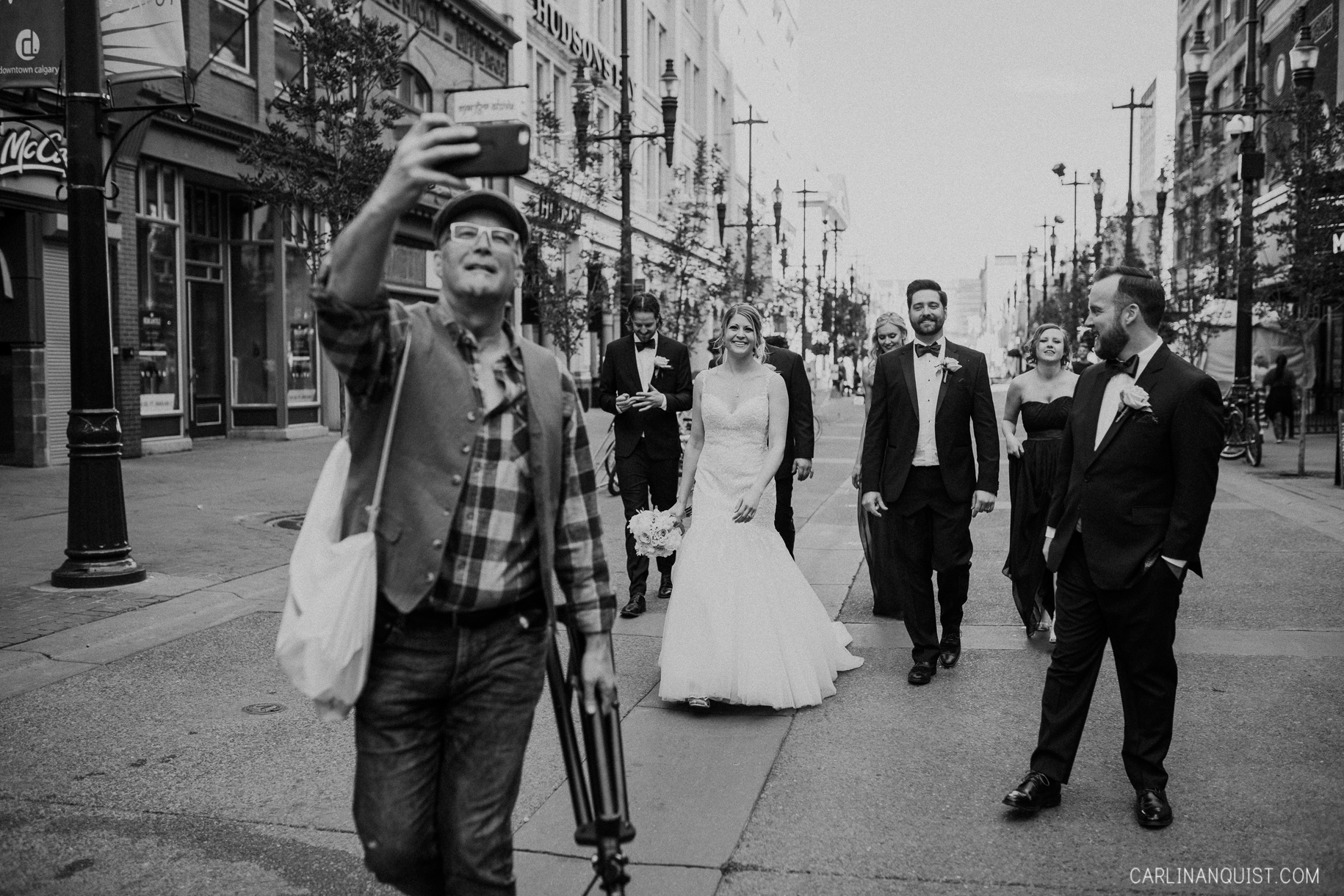 Downtown Calgary Wedding Photos