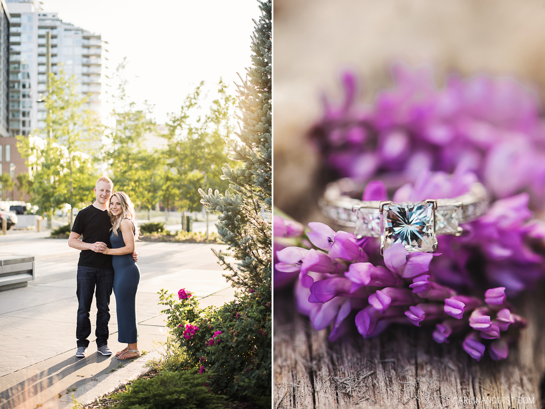 East Village Engagement Photos | Calgary Wedding Photographer