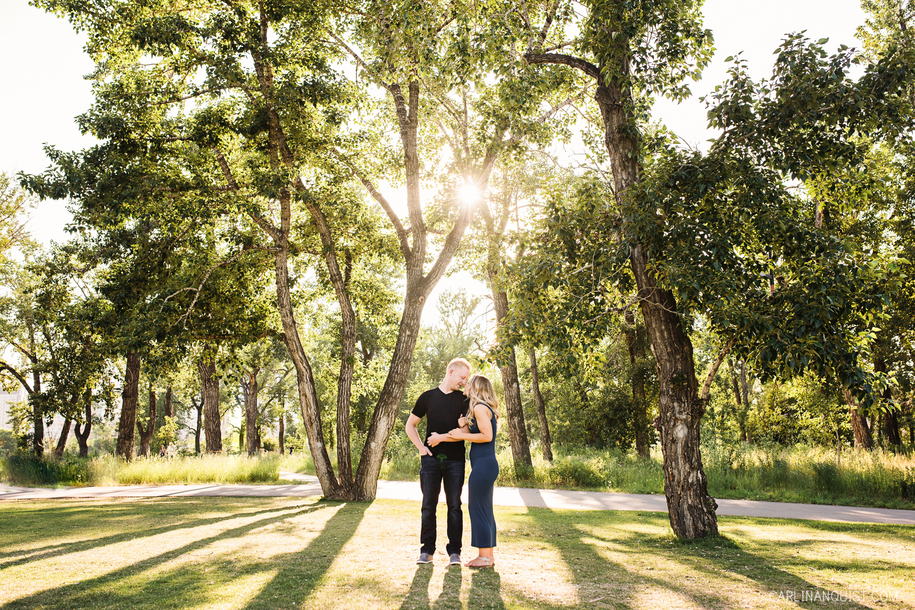 East Village Engagement Photos | Calgary Wedding Photographer