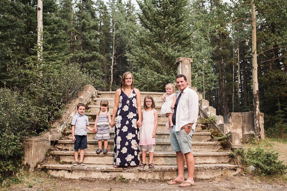 Banff Family Photographer | Bankhead Ruins