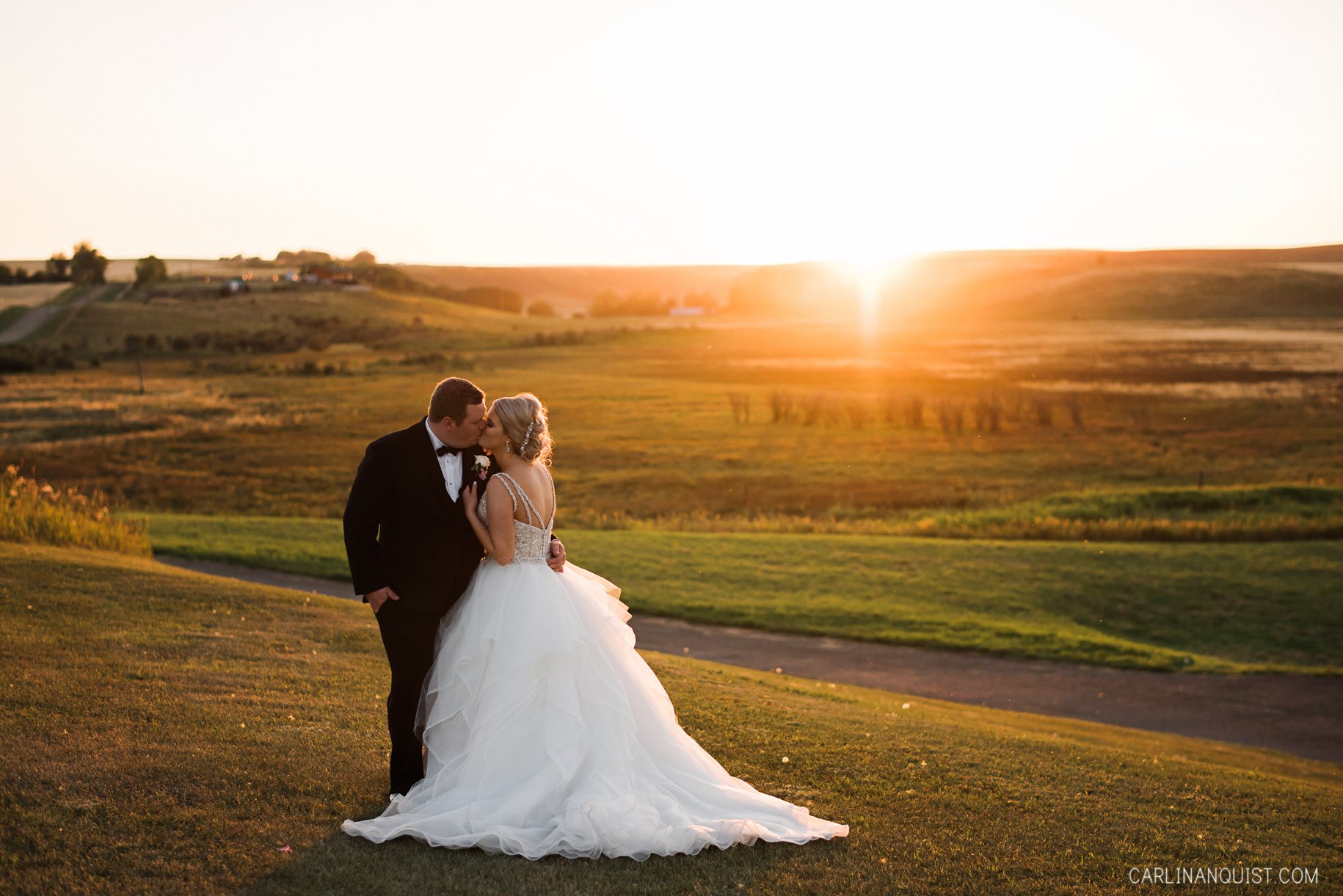 Carlin Anquist | Apple Creek Wedding Photographer | Sunset Bridal Portraits