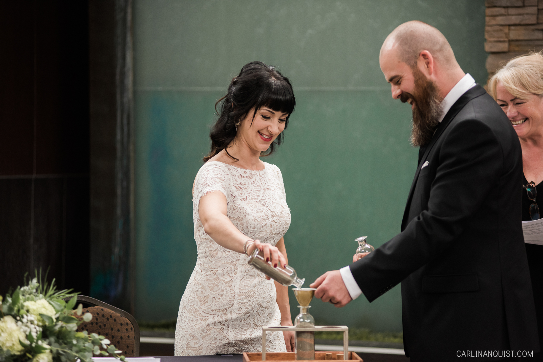 Sand Ceremony | Delta South Calgary Wedding Photographer