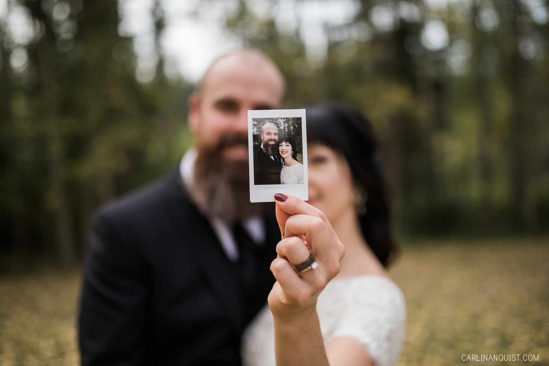 Instax Wedding Photo | Calgary Wedding Photographers