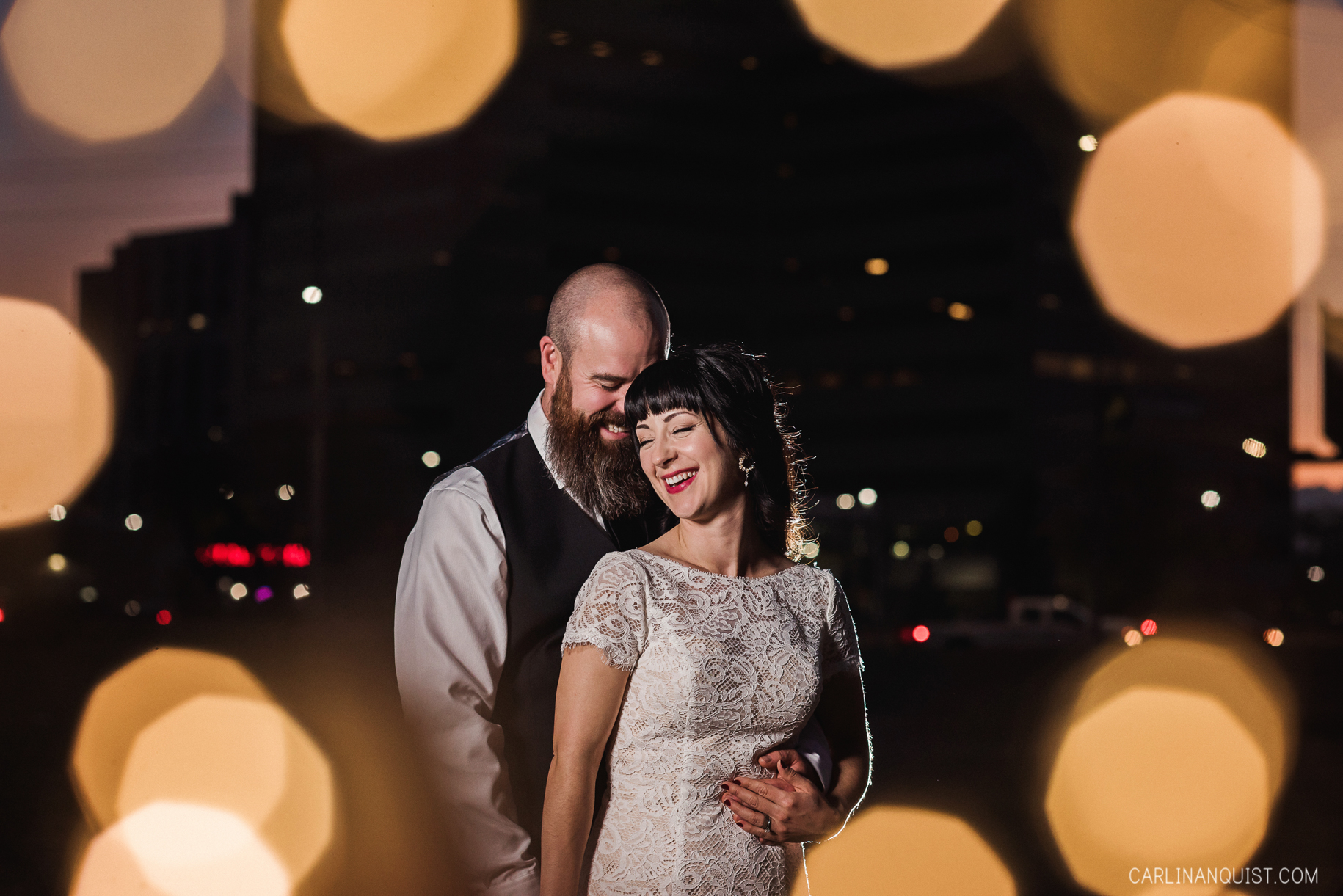 Night Wedding Photos | Calgary Wedding Photographers