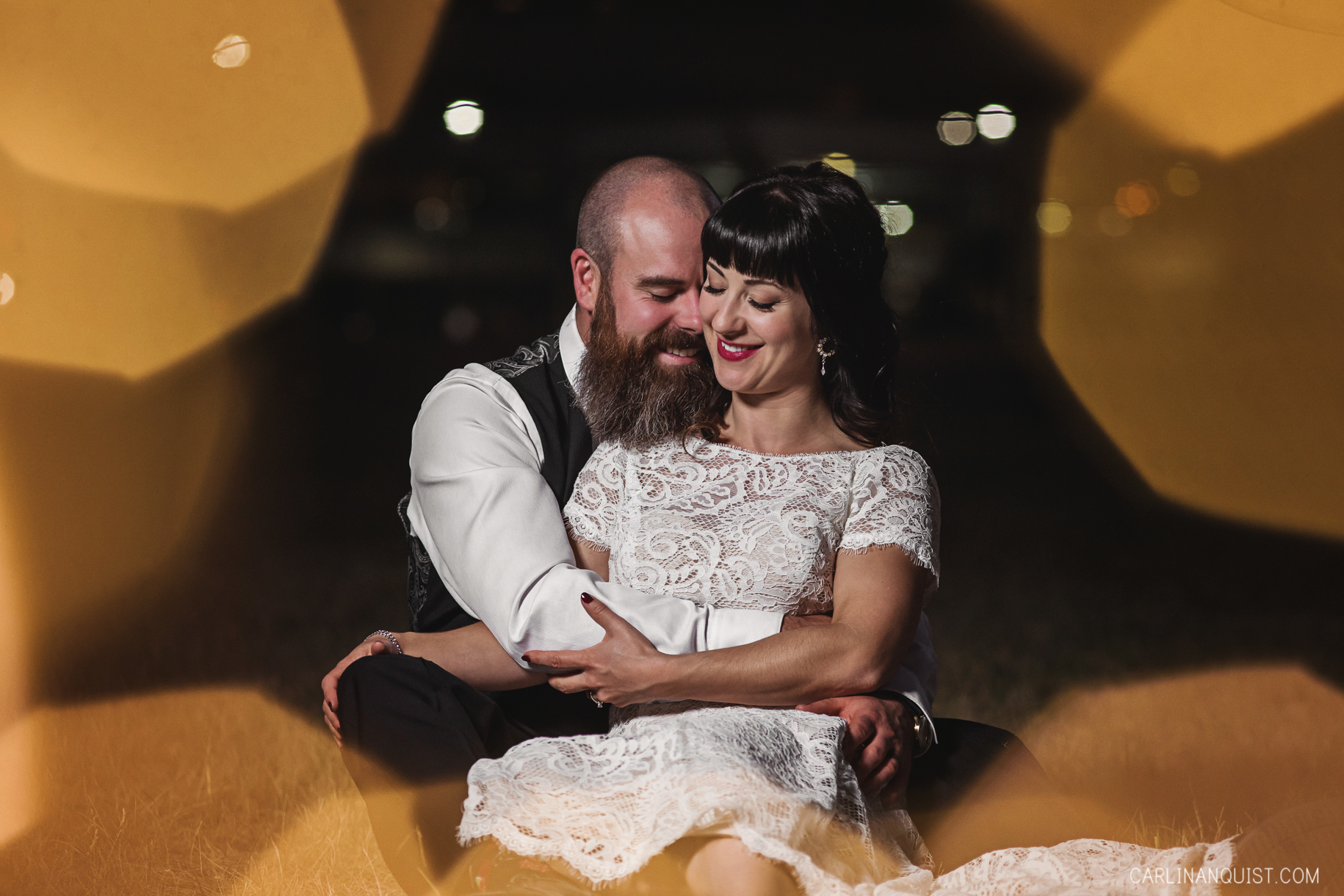 Night Wedding Photos | Calgary Delta South Wedding Photographer