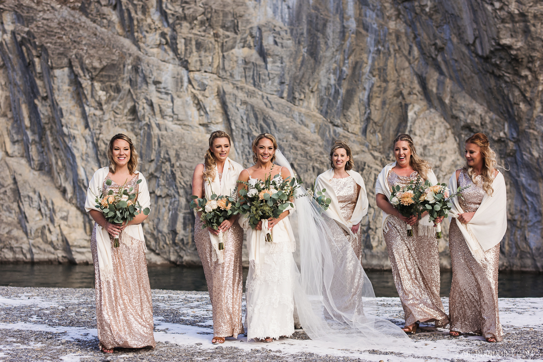 Bridesmaids | Canmore Wedding Photographer