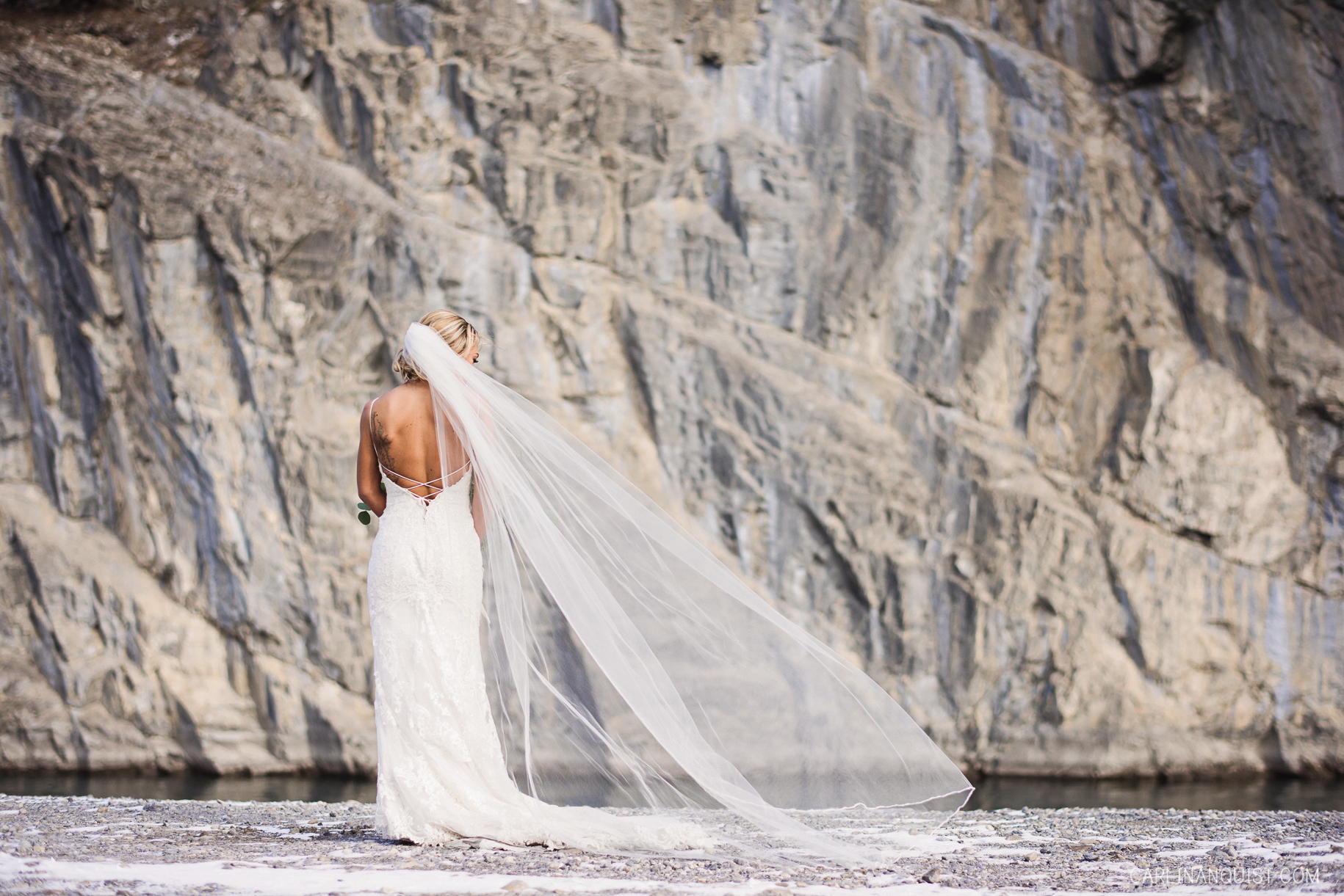 Bridal Portrait | Canmore Wedding Photographer