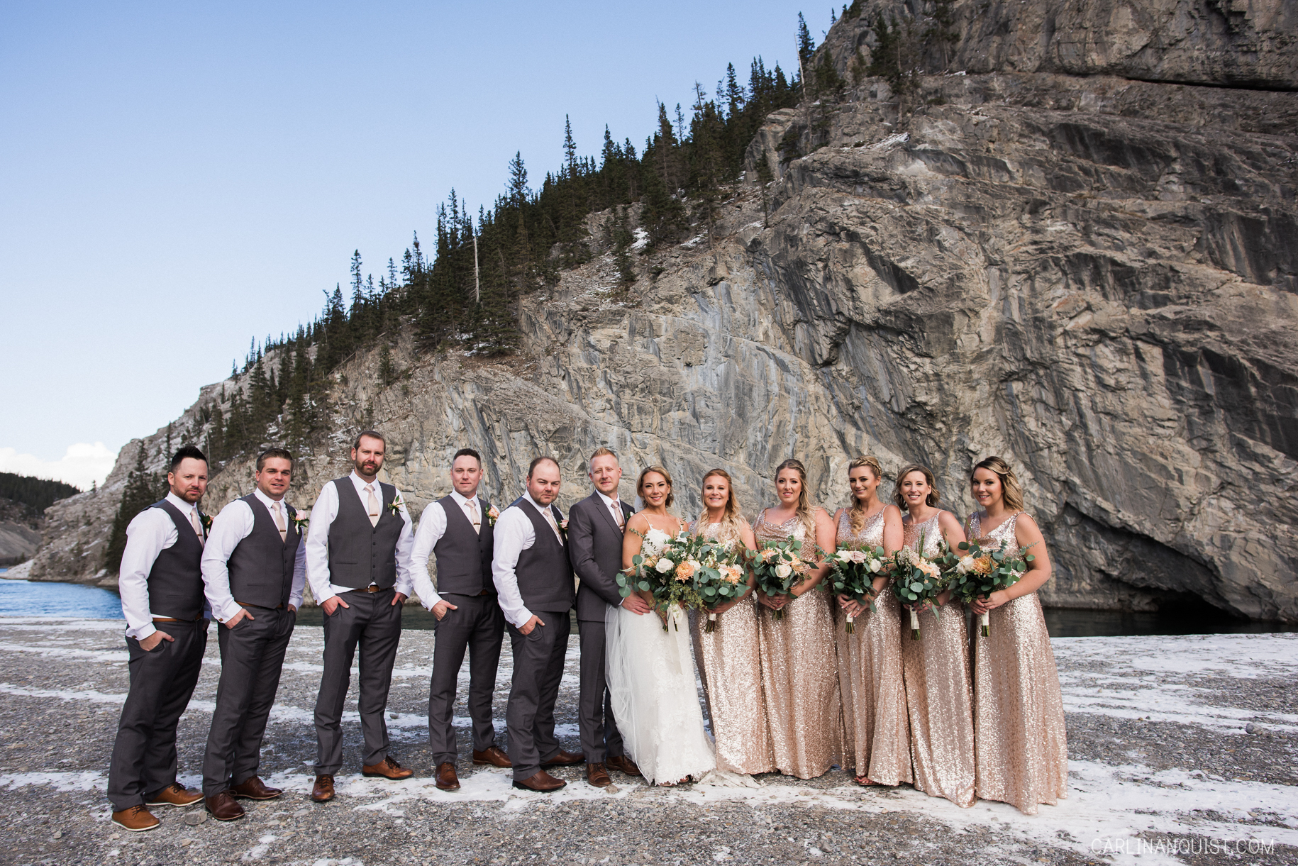 Bridal Party | Canmore Wedding Photographer