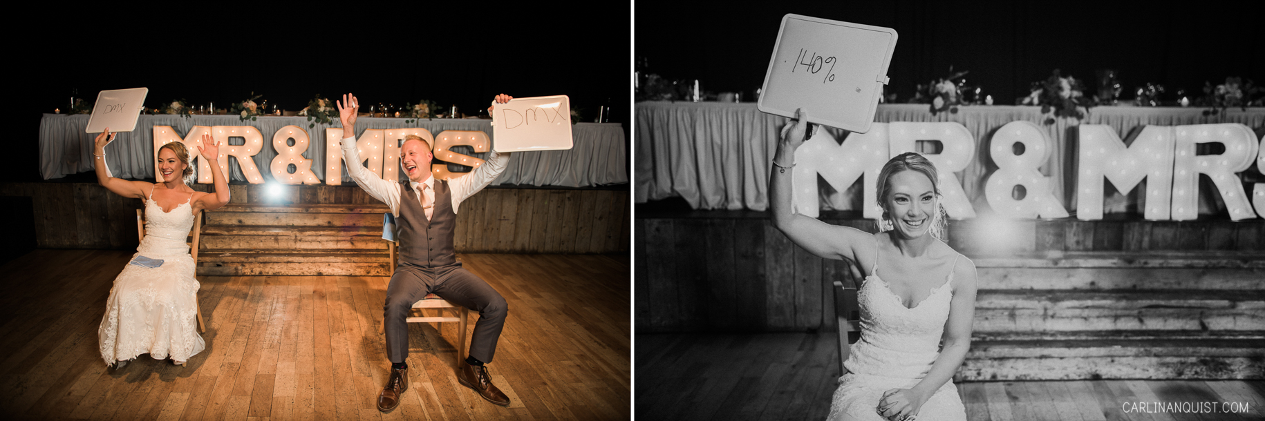 The Newlywed Game | Cornerstone Theatre Canmore Wedding Photographer