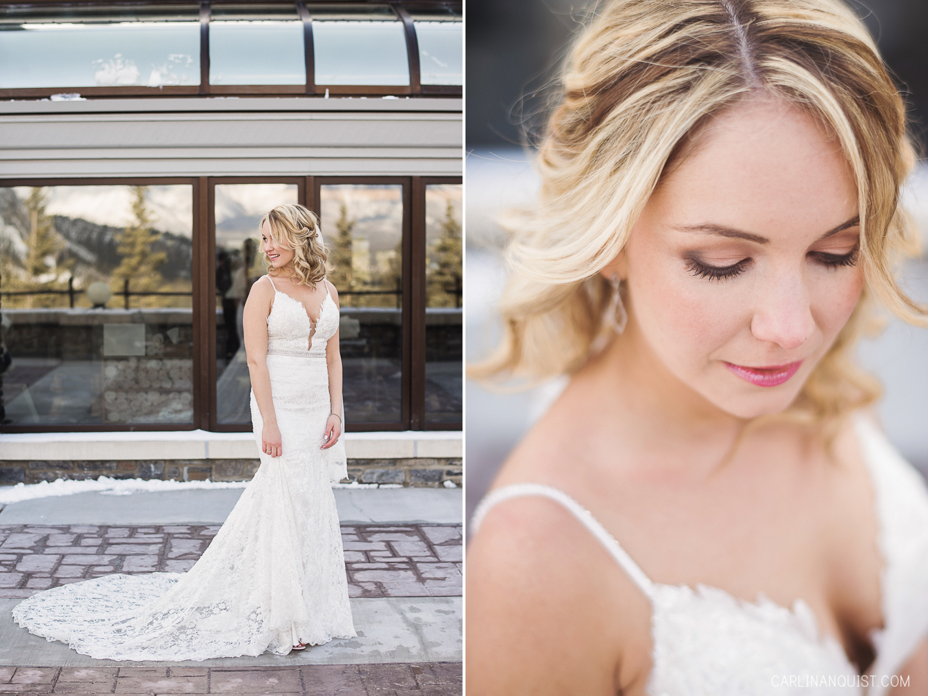Bride Portrait | Banff Springs Wedding Photographer