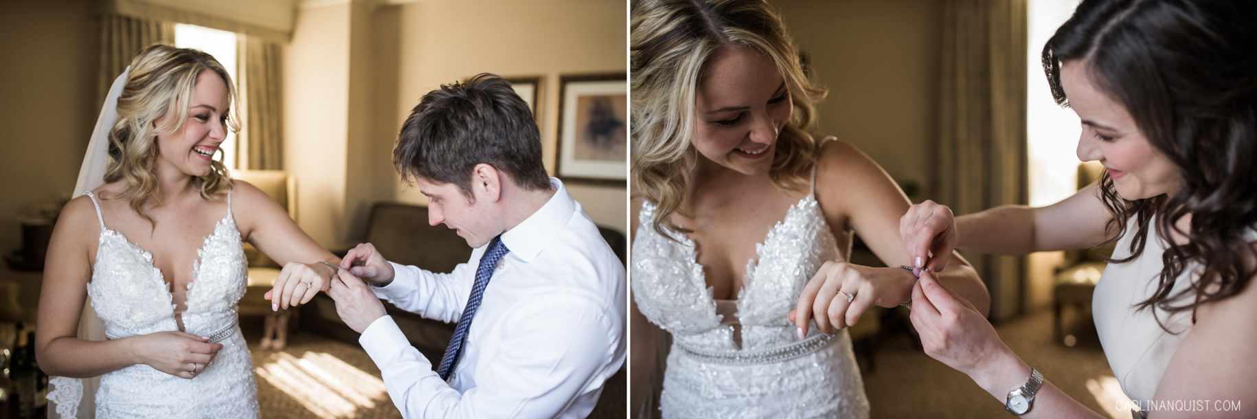 Bride Getting Ready | Banff Springs Hotel Wedding Photographer