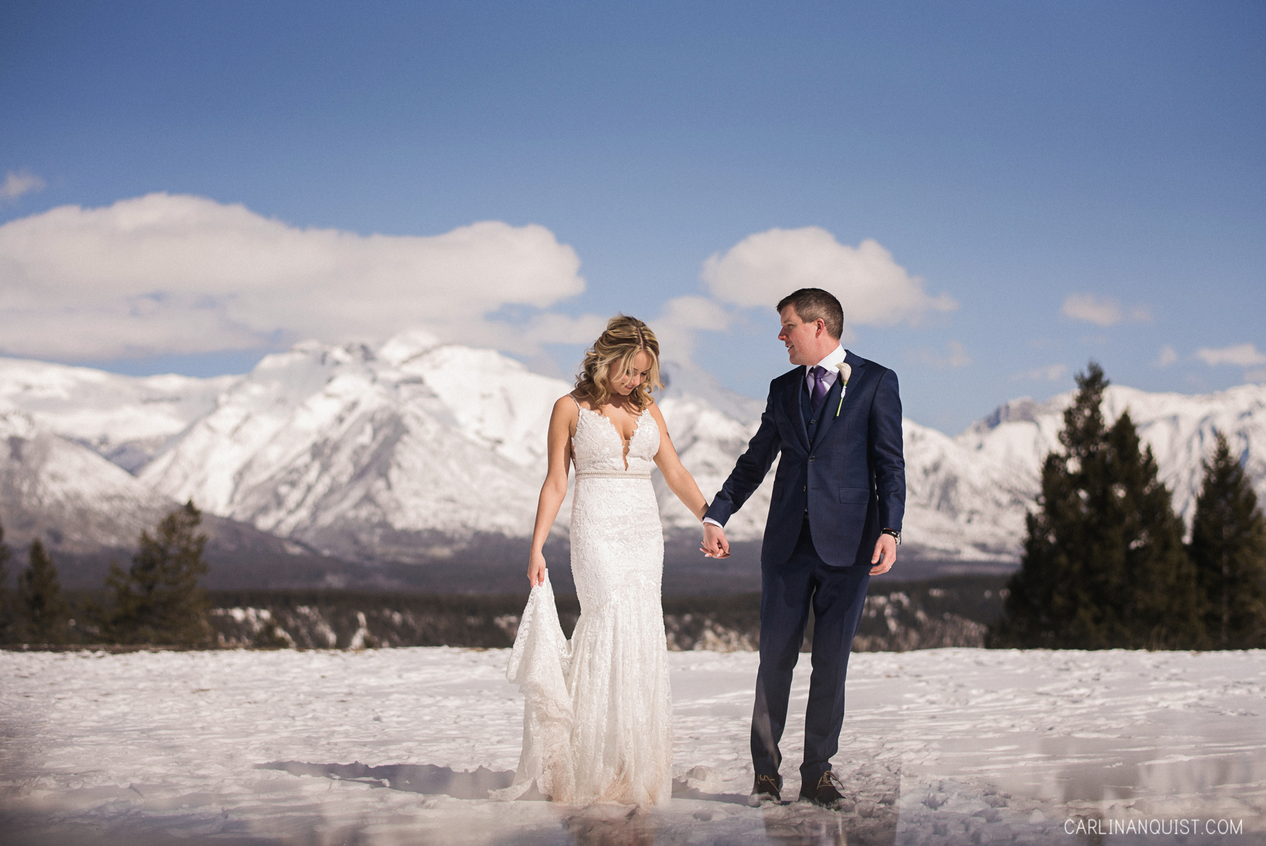 Banff Winter Wedding Photos