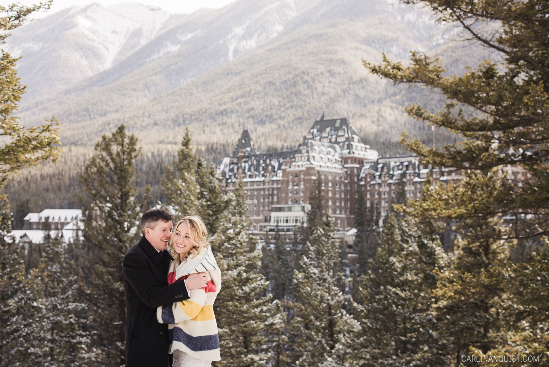 Surprise Corner Wedding Photo | Fairmont Banff Springs Wedding